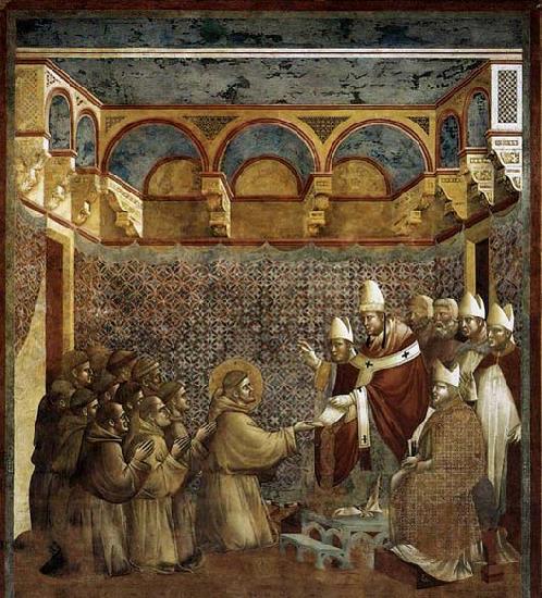 GIOTTO di Bondone Confirmation of the Rule China oil painting art
